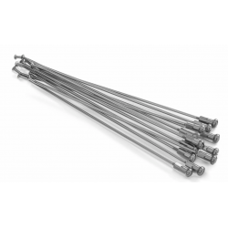 Ακτίνες τροχού μοτοσυκλέτας KITE SPOKES 18 RR SI/SI NIP Silver Ακτίνες τροχού μοτοσυκλέτας KITE SPOKES 18 RR SI/SI NIP Silver
