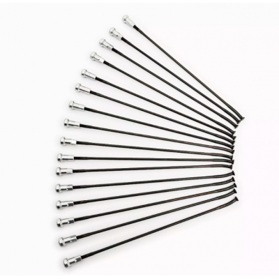 Ακτίνες τροχού μοτοσυκλέτας KITE SPOKES 19 FR BK/SI 16PC Silver