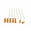 Ακτίνες τροχού μοτοσυκλέτας KITE SPOKES 19 RR SI /OR NIP 12PC SIlver/Orange