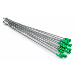 Ακτίνες τροχού μοτοσυκλέτας KITE SPOKES 21FR SI /GR NIP 12PC Silver/Green