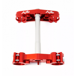 Τιμονόπλακα μηχανής KITE TRPL CLMP MX CR125 02-07 Red