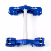 Τιμονόπλακα μηχανής KITE TRPL CLMP MX YZ250 15-24 Blue thumb