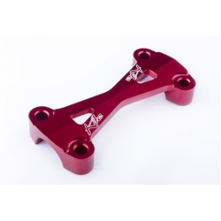 Σφιγκτήρας τιμονιού μηχανής KITE UPPER BAR CLAMP 28 Red Σφιγκτήρας τιμονιού μηχανής KITE UPPER BAR CLAMP 28 Red