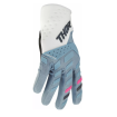 Γυναικεία γάντια μηχανής motocross THOR WOMEN'S SPECTRUM WHITE/BLUE thumb
