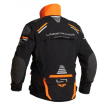 Μπουφάν μηχανής Lindstrands Sunne Black/Orange thumb