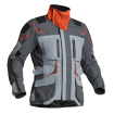 Μπουφάν μηχανής Lindstrands Myrvik Light Grey/Black/Orange thumb