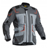 Μπουφάν μηχανής Lindstrands Myrvik Light Grey/Black/Orange