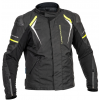 Μπουφάν μηχανής Lindstrands Sandvik Black/yellow