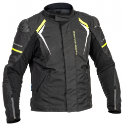Μπουφάν μηχανής Lindstrands Sandvik Black/yellow