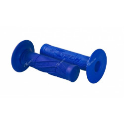 Χειρολαβές Motocross RACETECH Half Waffle Blue Χειρολαβές Motocross RACETECH Half Waffle Blue