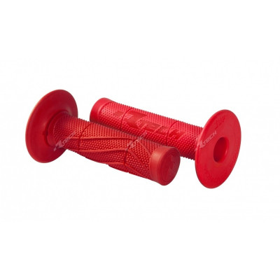 Χειρολαβές Motocross RACETECH Half Waffle Red