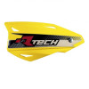 Προστατευτικές χούφτες μηχανής RACETECH Vertigo Yellow