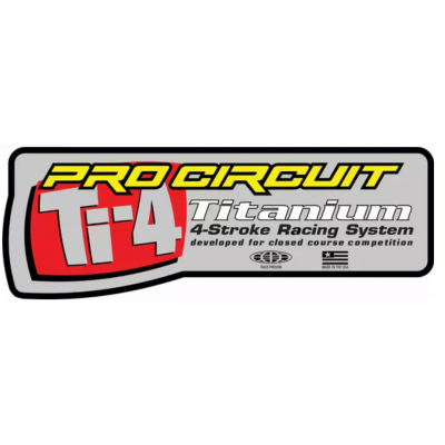 Αυτοκόλλητα εξάτμισης PROCIRCUIT SILENCER STICKER TI-4