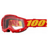 Μάσκα motocross 100% ACCURI 2 RED CLEAR