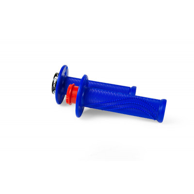 Χειρολαβές μοτοσυκλέτας RACETECH R20 Lock On Grips Wave Blue