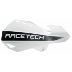 Προστατευτικές χούφτες μηχανής RACETECH Dual White