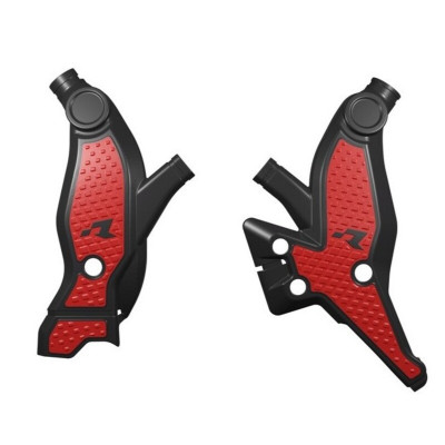 Προστασία πλαισίου μοτοσυκλέτας RACETECH T7 Revolution Yamaha Black/Red
