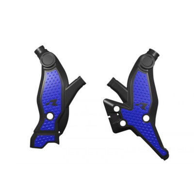 Προστασία πλαισίου μοτοσυκλέτας RACETECH T7 Revolution Yamaha Black/Blue