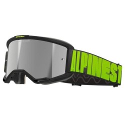 Μάσκα motocross ALPINESTARS VISION 5 HOLLOW CHARCOAL YLLW FL SILVER