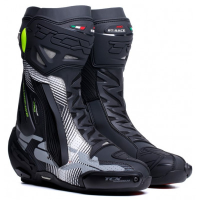 Μπότες μηχανής TCX RT-Race Pro Air Black/White/Grey