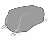 Αδιάβροχο για τσάντα μηχανής SHAD Tank Bag Rain Cover