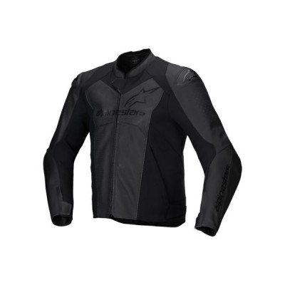 Δερμάτινο μπουφάν μηχανής ALPINESTARS Faster v3 Airflow BLK/BLK