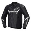 Δερμάτινο μπουφάν μηχανής ALPINESTARS Faster V3 BLACK/WHITE thumb