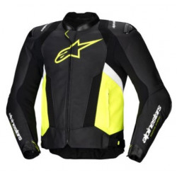 Δερμάτινο μπουφάν μηχανής ALPINESTARS Missile V3 Airflow  BLK/Fluo/White