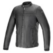 Δερμάτινο μπουφάν μηχανής ALPINESTARS BLACKTRACK BLACK thumb