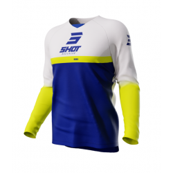 Παιδική μπλούζα motocross SHOT Raw Reflex Blue