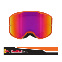 Μάσκα motocross Spect Red Bull Strive Single lens Black/Orange purple