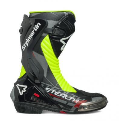 Μπότες μηχανής Stylmartin Stealth EVO Air Black/Yellow