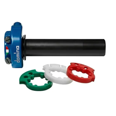 Κόκκαλο γκαζιού DOMINO THROTTLE CONTROL XM2 W/O GRIP BLUE