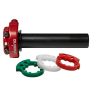Κόκκαλο γκαζιού DOMINO THROTTLE CONTROL XM2 W/O GRIP RED