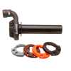 Κόκκαλο γκαζιού DOMINO THROTTLE CONTROL KRK EVO W/O GRIP BLACK