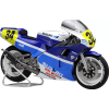 Παιχνίδι - μοτοσυκλέτα για συναρμολόγηση Suzuki RGV Gamma Late Model XR74 88