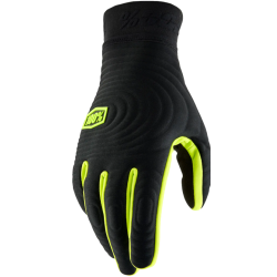 Γάντια motocross 100% BRISKER XTREME BLACK/FLUO YELLOW