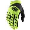 Παιδικά γάντια motocross 100% AIRMATIC FLUO YELLOW/BLACK