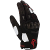 Γάντια μηχανής BERING PLANET BLACK/WHITE/RED