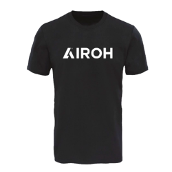 Κοντομάνικο μπλουζάκι AIROH BLACK Κοντομάνικο μπλουζάκι AIROH BLACK