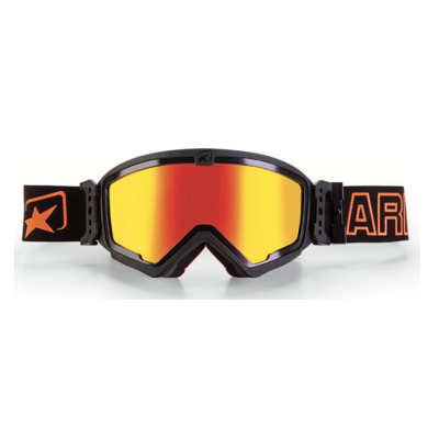Μάσκα μηχανής motocross ARIETE MUDMAX BLACK/ORANGE