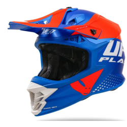 Κράνος motocross UFO INTREPID BLUE/ORANGE MATT