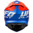 Κράνος motocross UFO INTREPID BLUE/ORANGE MATT thumb