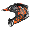 Κράνος motocross ACERBIS STEEL CARBON BLACK/ORANGE 2206 thumb