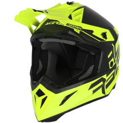 Κράνος motocross ACERBIS STEEL CARBON FLUO YELLOW