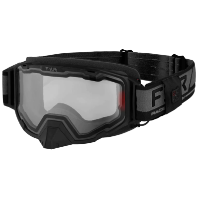 Θερμενόμενη μάσκα motocross FXR MAVERICK BLACK