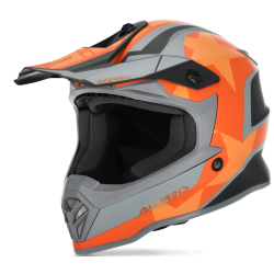 Παιδικό κράνος motocross ACERBIS IMPACT STEEL BLACK/ORANGE
