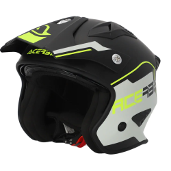 Κράνος μηχανής ACERBIS JET ARIA BLACK/FLUO YELLOW