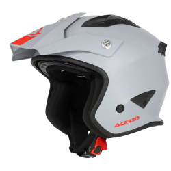 Κράνος μηχανής ACERBIS JET ARIA LIGHT GREY