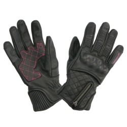 Γυναικεία γάντια μηχανής ADRENALINE ORCHID BLACK/PINK